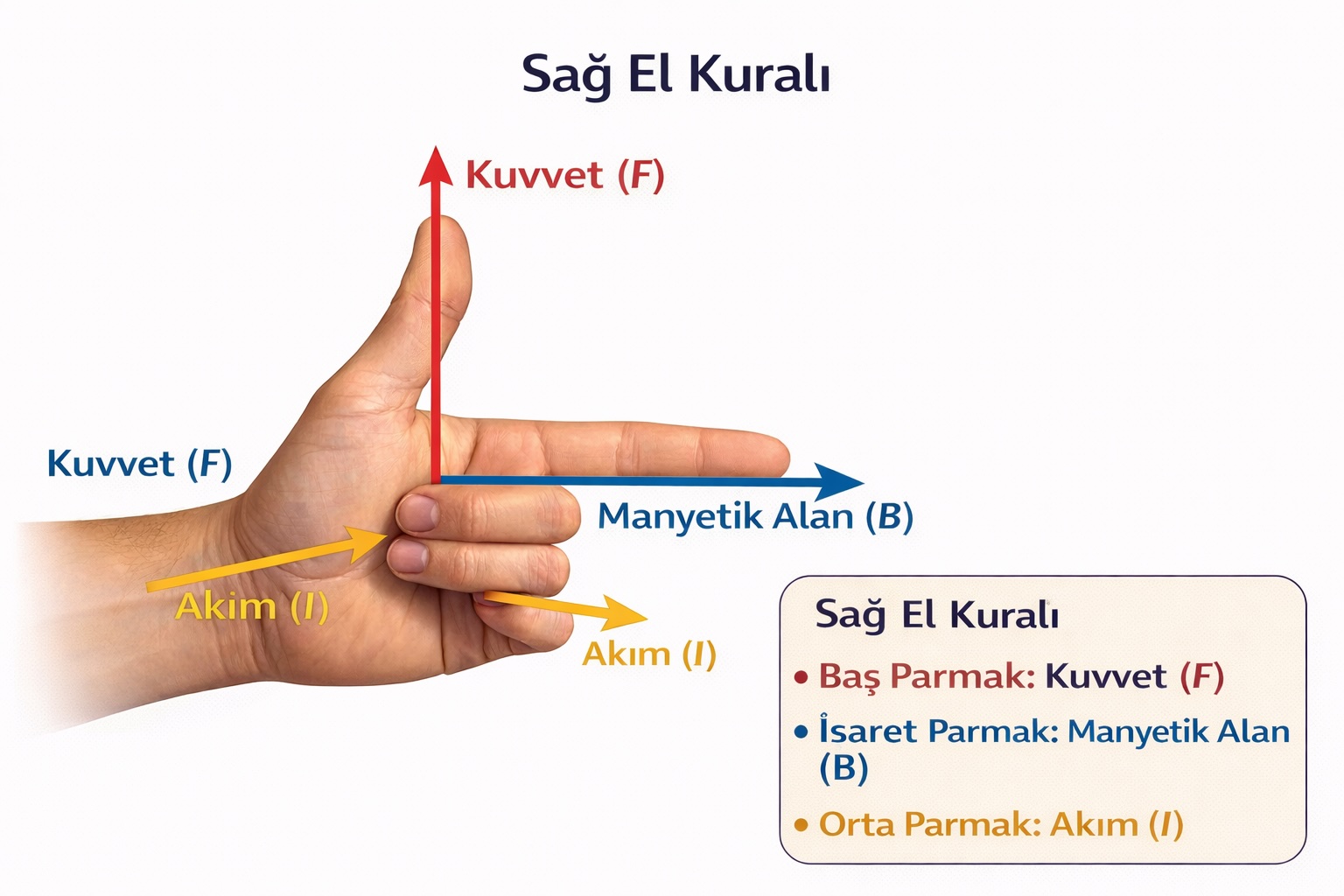 Sağ el kuralı diyagramı
